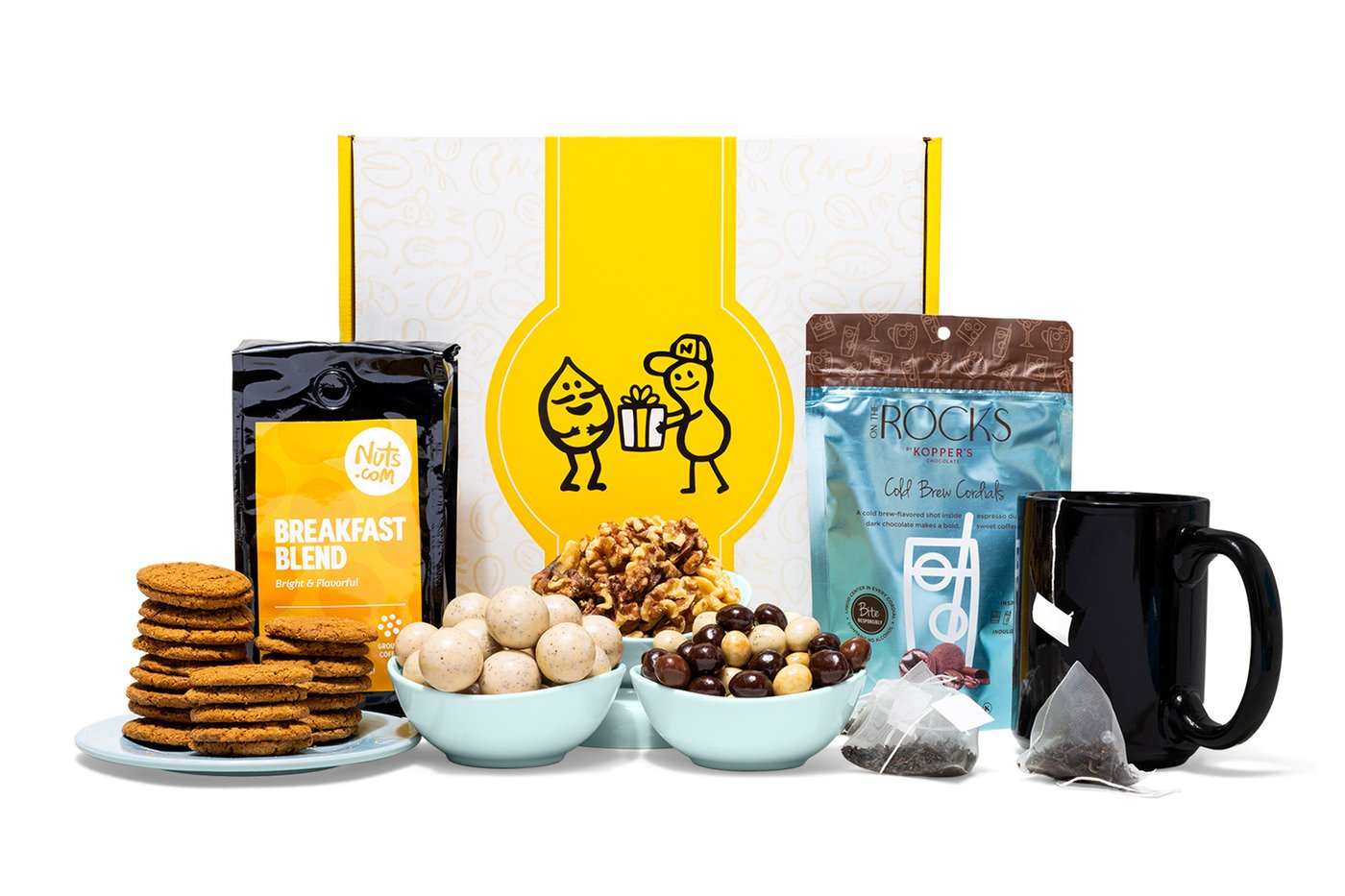 Coffee, Tea & Treats Gift Box - Holiday Gifts - Nuts.com